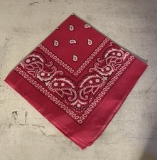 Bandana Kopftuch Hanky 54cm x 54cm Halstuch Jeans Cruising Halstuch Schal Pink