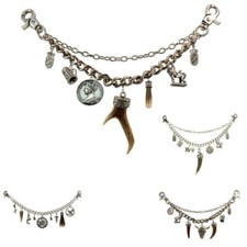 Alpenflüstern Trachtenschmuck Kette Charivari für Lederhose Männer Schariwari