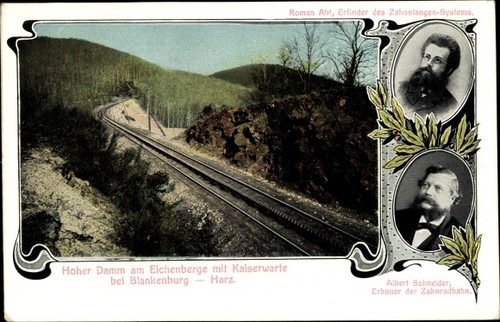 Harz zahnradbahn hoher - ak,