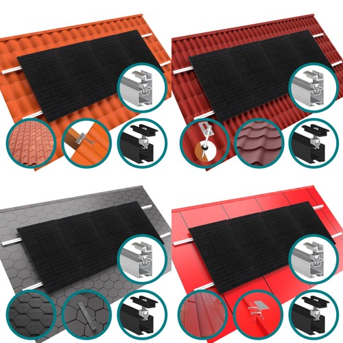Solar montage set für - montage,