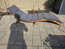 2x Holzliege sonnenliege