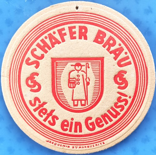 Alter bierdeckel schäfer - alter,