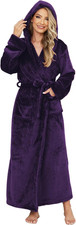 Flauschiger Damen Bademantel