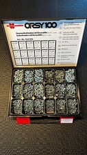 WÜRTH - Linsen- und Senkschrauben mit Kreuzschlitz verzinkt, Sortiment im Koffer