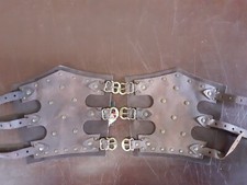 Mytholon Armschienen Leder Braun Larp Mittelalter Reenactment #15441