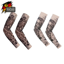 2 Paar Tattoo Armstulpen Faux