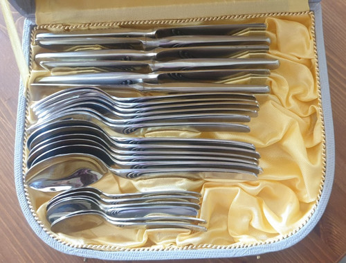 Vintage besteck set kasten - vintage, besteck-set-kasten