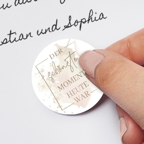 Hochzeit gästebuch sticker - hochzeit,