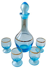 Antikes Likör-Service um 1920