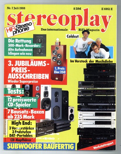 Stereoplay 1988 yamaha - 1988-7, kx