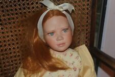 Sammelpuppe rothaarige Kellie Porzellan Puppe von Christine Orange!!