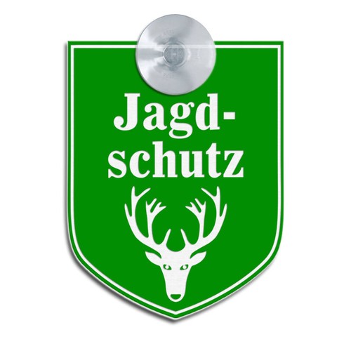 Jagdschutz graviertes schild - graviertes,