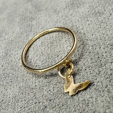 Ring vergoldet Schmetterling