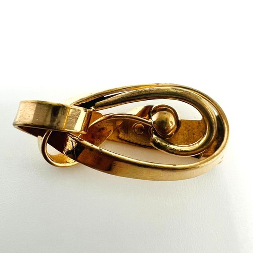 Krawattenclip tombak vergoldet - krawattenclip,