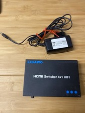 Ligawo HDMI Switch 4 in 1 HIFI ohne Fernbedienung Gebraucht