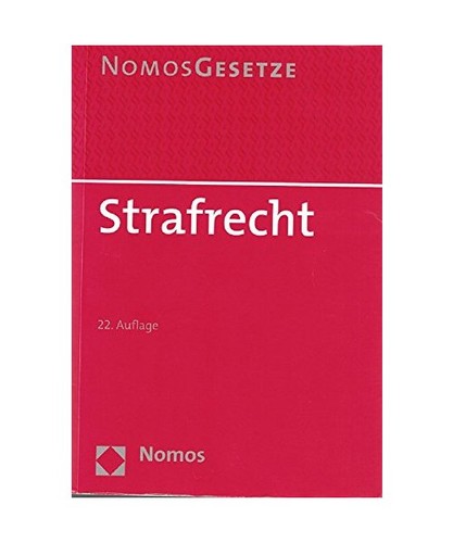 Strafrecht nomos gesetze - strafrecht:,