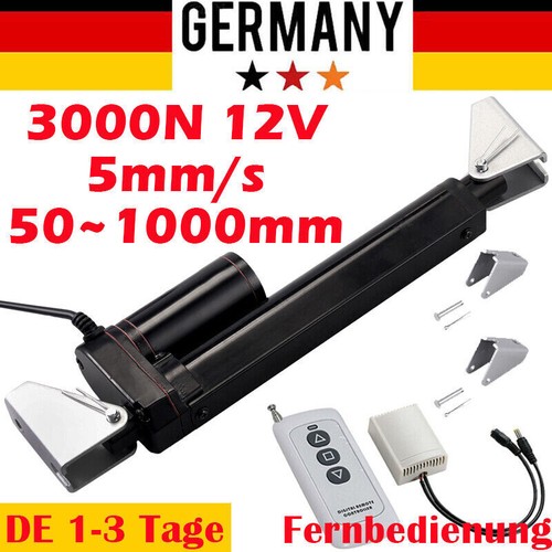 12v linearantrieb 3000n 1000mm - 12v,
