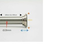 Duschvorhangstange eisen mit - eisen,