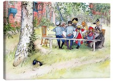Leinwandbild frühstück unter - leinwandbild,