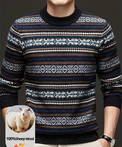 Herren wollpullover norweger - herren,