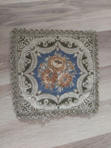 Brokat deckchen blumenmuster - deckchen,