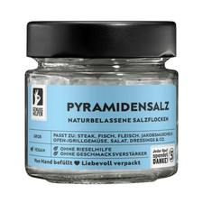 Pyramidensalz, im Glas Bremer