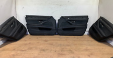BMW F10 F11 LCI 4x Türverkleidung Türpappem links rechts schwarz Leder Ambiente