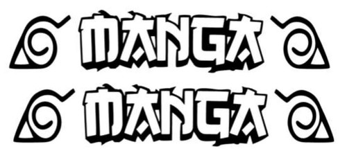 Manga schrift - ,