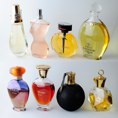 Gebrauchte parfumflakons - gebrauchte,