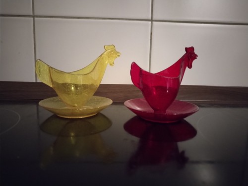 Ddr eierbecher huhn gelb - eierbecher,