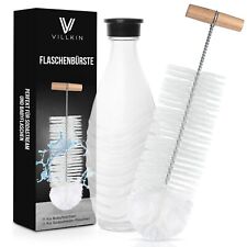 Villkin Flaschenbürste – für Sodastream-Glasflaschen, Babyflaschen & Gläser