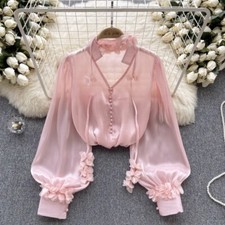 Damen satin bluse hemd - damen,