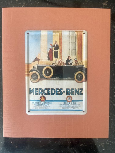 Blechschild mercedes benz - blechschild, mercedes-benz