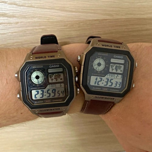 Casio 1200wh world time - ae-1200wh,