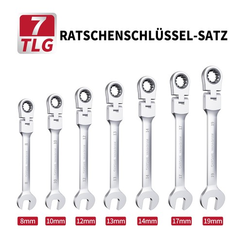 Ratschenschlüssel set - 8-19,