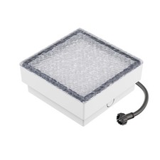 LED Pflasterstein Bodeneinbauleuchte GORGON für außen, IP67, eckig, 15 x 15cm,