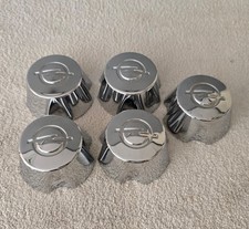 5x neue Opel Nabenkappen Nabendeckel Chrom NOS Ascona Manta Rekord