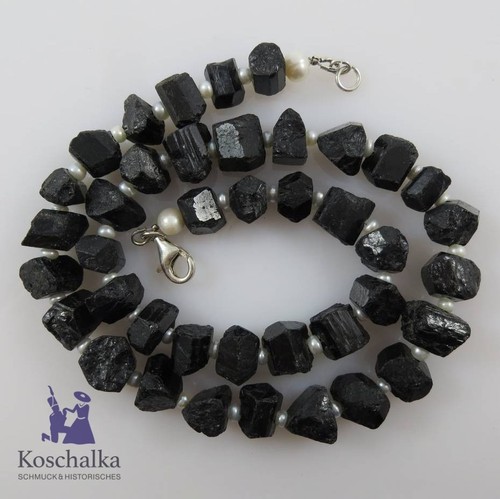 Vintage kette mit schwarzem - kette,
