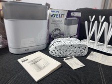 Philips Avent  4 In 1 Dampfsterilisator SCF287  +  SCF149 Abtropfständer