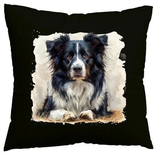 Kissenbezug border collie - kissenbezug,