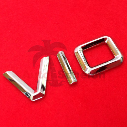 V10 emblem zeichen chrom - v10,