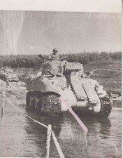 2.WK Foto Panzer Sherman ANZIO