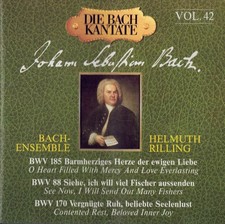 Johann Sebastian Bach Kantaten Rilling Vol.42 (Hänssler Classic, CD)