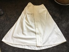 Rock. Rundholz. Beulig.  Gr.S. off-white   Lagenlook