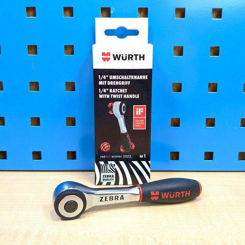 Würth zebra zoll ratsche - zebra, 1/4