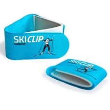 1 Paar Langlauf Skihalter Skiclip Skiklett Skihalteriemen Ski Klettband Binder