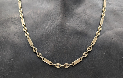 Plattenkette kette 585 14k - plattenkette,