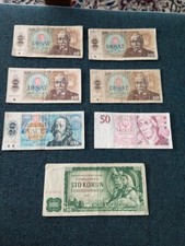 Sieben (7) Banknoten
