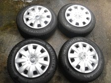 6x15 ET47 ORIGINAL VW GOLF 5 6 STAHLFELGEN GOODYEAR WINTERREIFEN 195/65 RADKAPPE