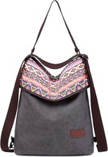 Damen Schultertasche Canvas